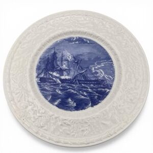 Shenango Pottery #5 Naval Series The Constitution and Guerriere